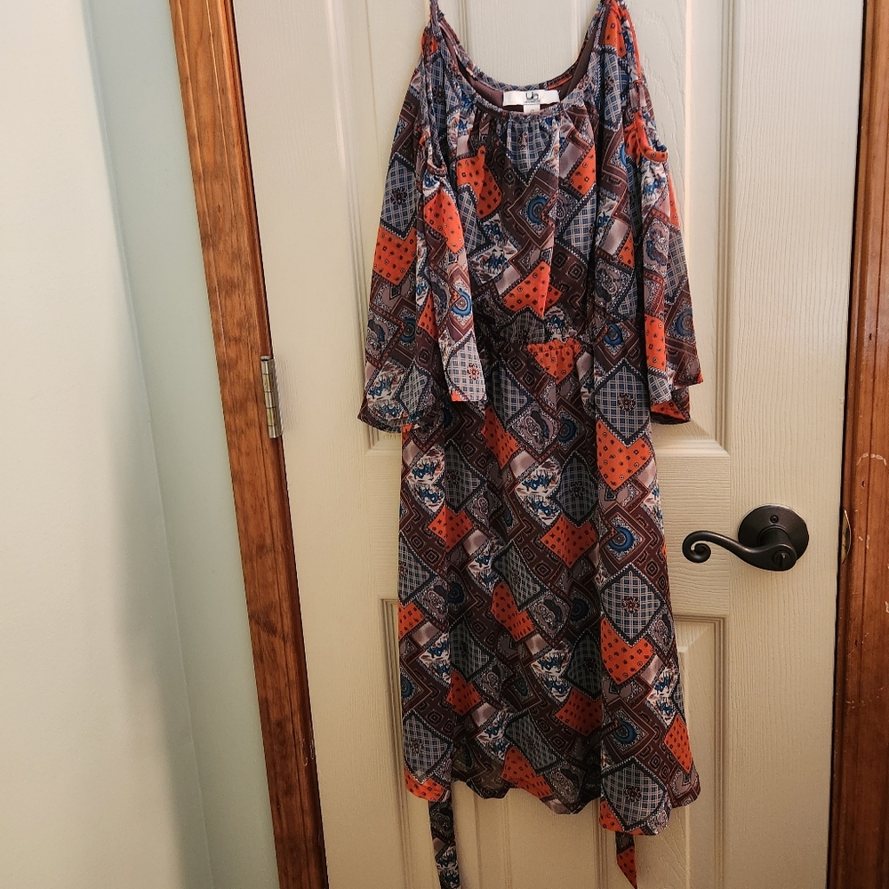 YA Sz Small Off The Shoulder Nashville Cuntry Western Dress